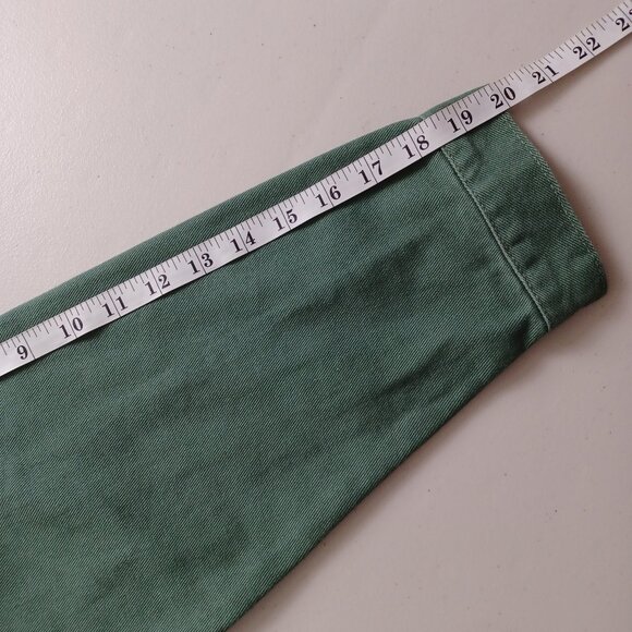 Ardene Green Cotton Twill Shirt Jacket - Picture 14 of 16